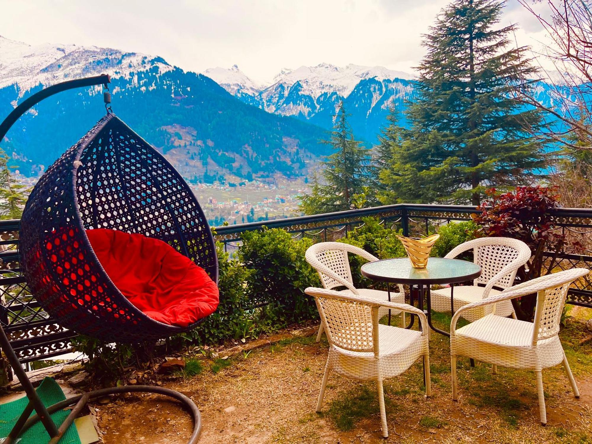The Manu Emerald # Farmhouse # Top Selling Cottage In Manali # Peaceful Heritage Cozy Stay # Lawn With Bonfire # Most Awarded Zewnętrze zdjęcie