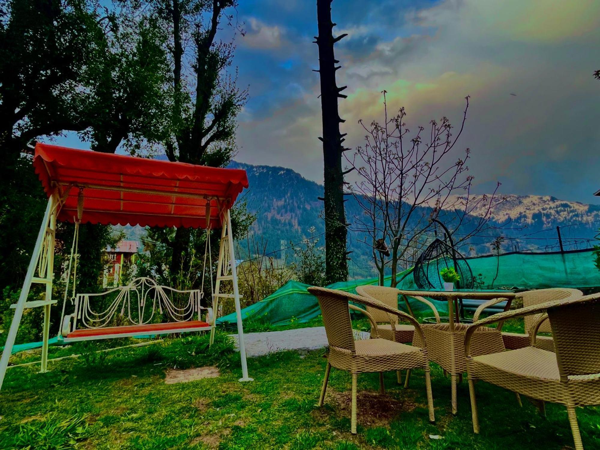 The Manu Emerald # Farmhouse # Top Selling Cottage In Manali # Peaceful Heritage Cozy Stay # Lawn With Bonfire # Most Awarded Zewnętrze zdjęcie