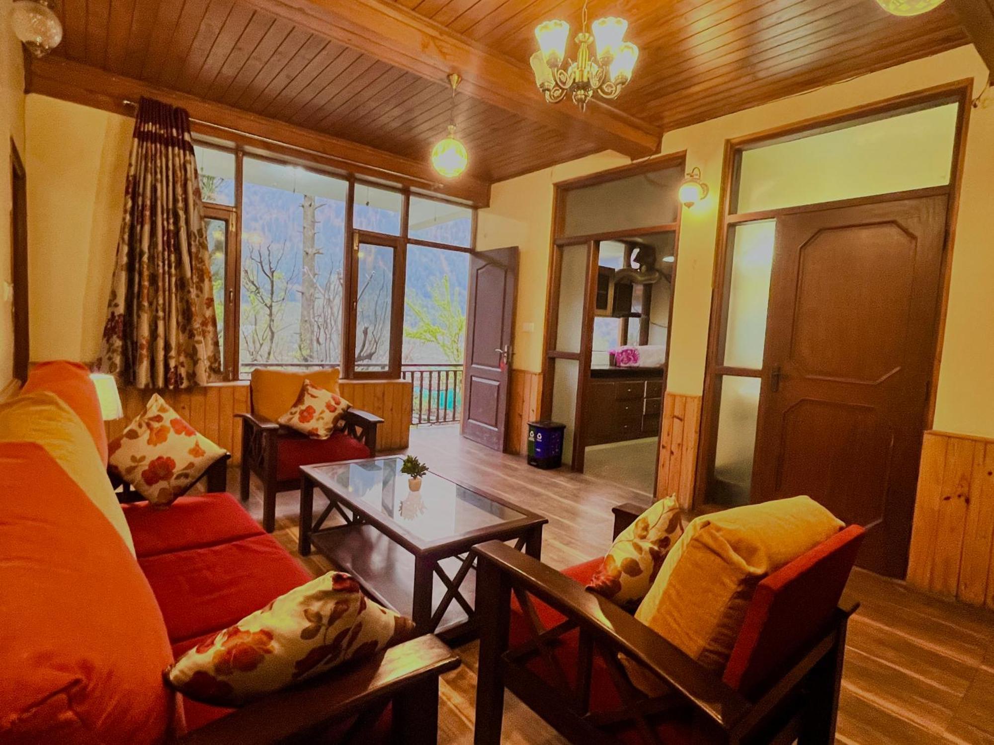 The Manu Emerald # Farmhouse # Top Selling Cottage In Manali # Peaceful Heritage Cozy Stay # Lawn With Bonfire # Most Awarded Zewnętrze zdjęcie