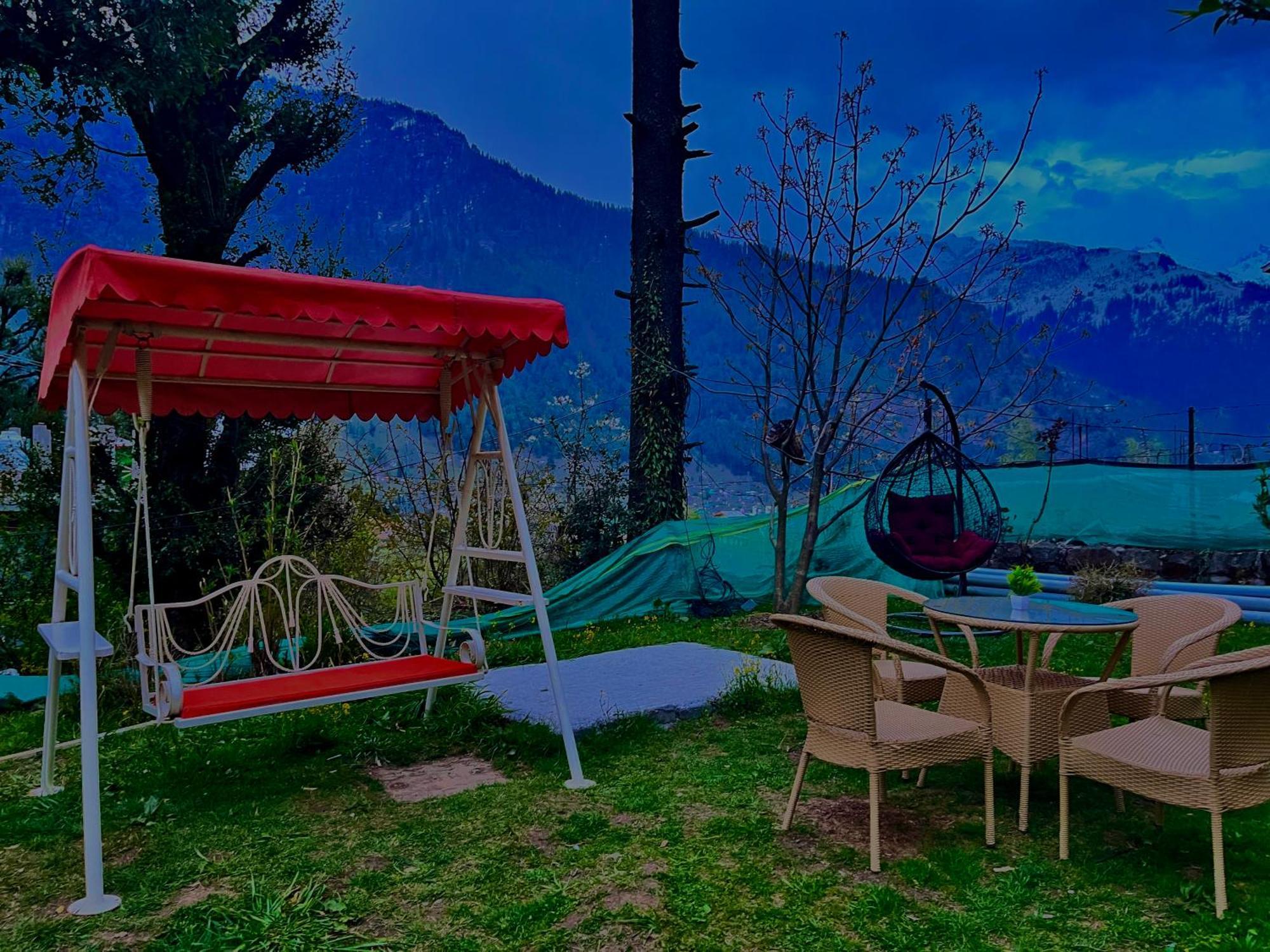 The Manu Emerald # Farmhouse # Top Selling Cottage In Manali # Peaceful Heritage Cozy Stay # Lawn With Bonfire # Most Awarded Zewnętrze zdjęcie