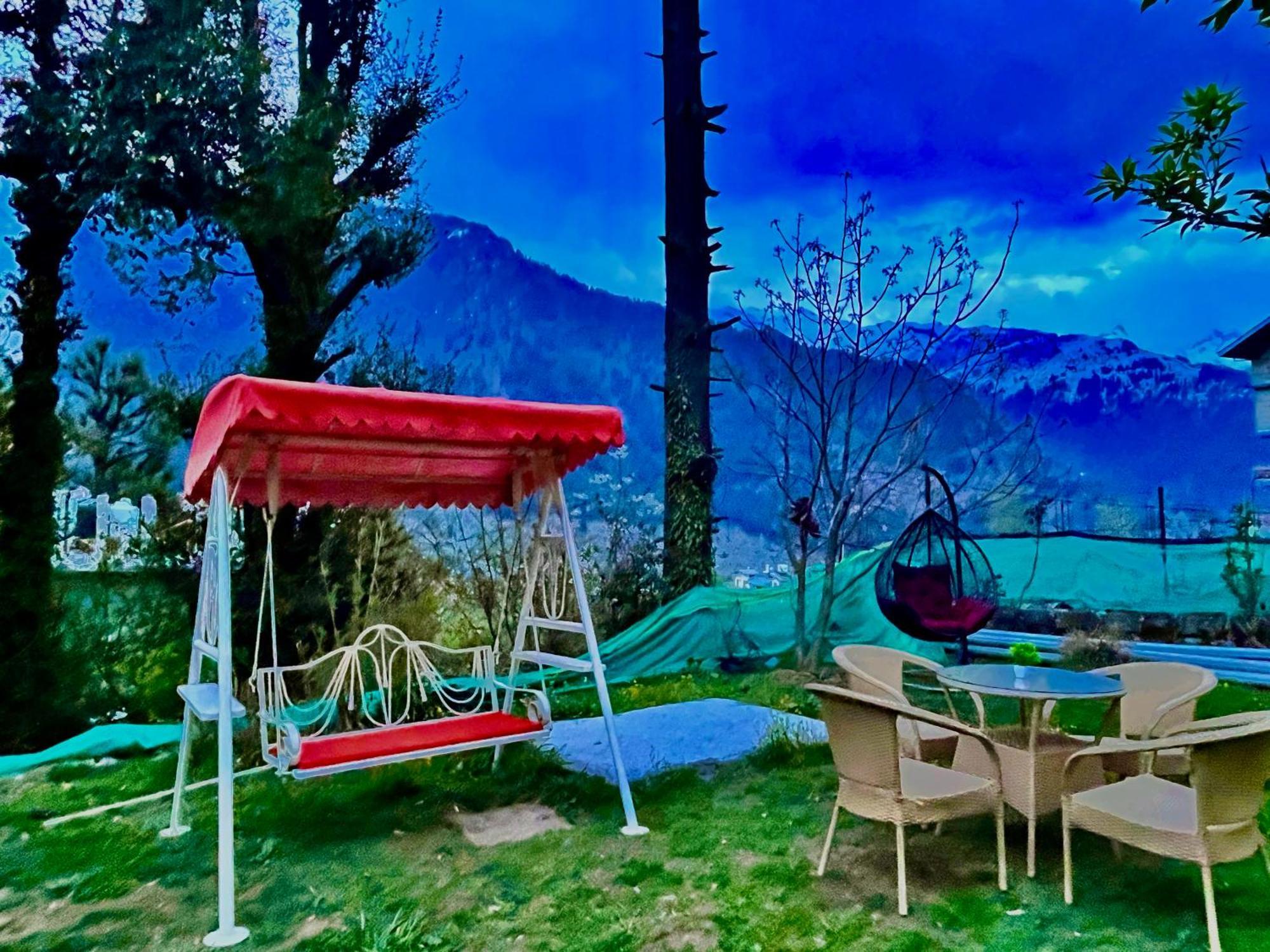 The Manu Emerald # Farmhouse # Top Selling Cottage In Manali # Peaceful Heritage Cozy Stay # Lawn With Bonfire # Most Awarded Zewnętrze zdjęcie