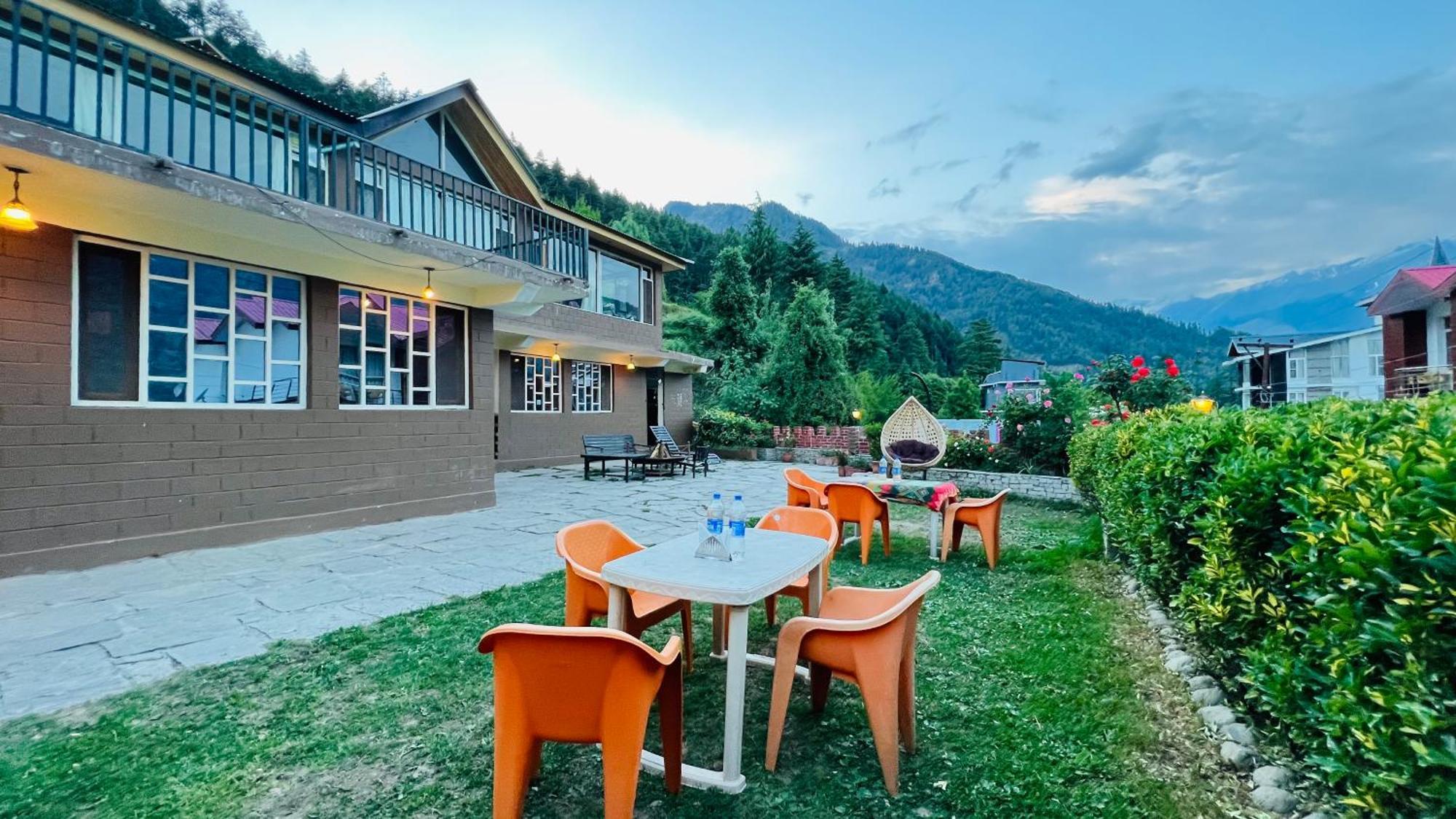 The Manu Emerald # Farmhouse # Top Selling Cottage In Manali # Peaceful Heritage Cozy Stay # Lawn With Bonfire # Most Awarded Zewnętrze zdjęcie